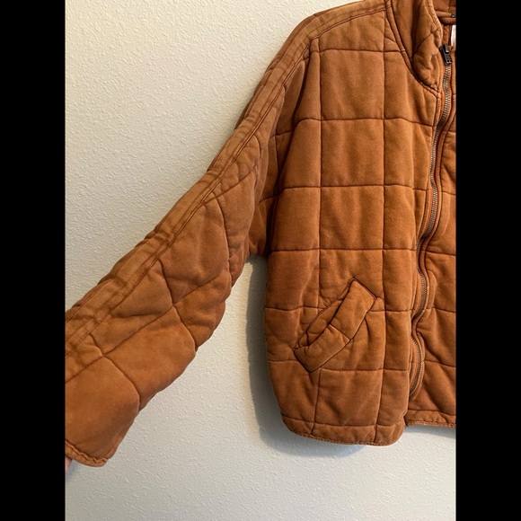 #1546 Free People Dolman Quilted Knit Jacket Medium - Picture 5 of 10